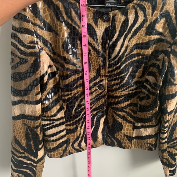 🦓🔥Vintage Style Zebra Print Lightweight Jacket - Picture 4 of 8